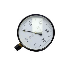 Ponteiro de aço inoxidável de 200mm, medidor de pressão líquida de wate, medidor de pressão de caldeira de 1mpa, indicador de medição de pressão hidráulica - Product Image 4