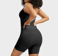Nouveau Body Sculptant Femme, Débardeur Gainant Effet Ventre Plat, Amincissant, Redresseur de Taille et Rehausseur de Fesses, Noir