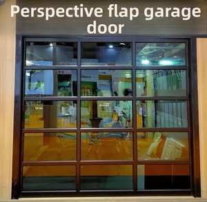 Portes de <span class=keywords><strong>garage</strong></span> en aluminium et verre, portes de <span class=keywords><strong>garage</strong></span> sectionnelles transparentes, portes de <span class=keywords><strong>garage</strong></span> sans cadre à vue complète, sur mesure - Product Image 5