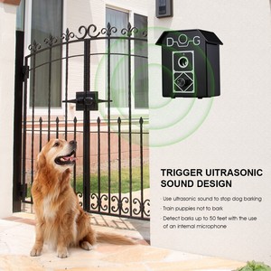 Dispositivo Antiladridos Automático a Prueba de Agua con Batería de 9V, 3 Modos de Frecuencia Ultrasónica para Control de Perros en Interiores - Product Image 1
