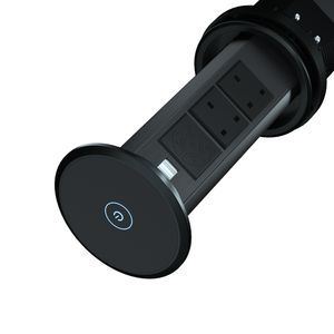 KNOSPE <span class=keywords><strong>Prise</strong></span> de courant intelligente multi-prises pour îlot de <span class=keywords><strong>cuisine</strong></span>, usage commercial, 2 prises USB - Product Image 4