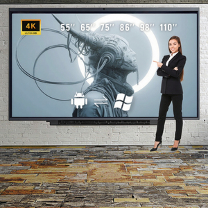 55-inch Touch Screen <b>Interactive</b> Lcd Panel Dual Operating System Smart <b>Board</b> for Science Laboratory Introductions - Product Image 1
