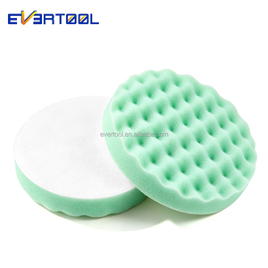 EVERTOOL Kit de cirage de voiture Tampons de <span class=keywords><strong>polissage</strong></span> Tampons de <span class=keywords><strong>polissage</strong></span> Bonnets Éponge et matériau en mousse Compatible avec la <span class=keywords><strong>perceuse</strong></span> - Product Image 4