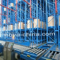 Sistema de bastidor de lanzadera ASRS con software de monitoreo en tiempo real