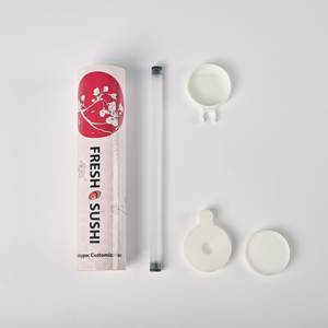 Coperchi in PET Ecologici Personalizzati per Alimenti, Tubi di Carta Stampati UV per Confezioni Sushi, Scatole da Asporto per Ristoranti Giapponesi - Product Image 5