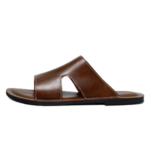 Men's Sandals <b>Slides</b> Slippers <b>Slide</b> Sliders Outdoor Walking Hiking Beach Fisherman Shoes Sport Leather <b>Slip</b> on Low-top Open-toe - Product Image 3