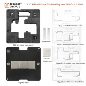 Kits <span class=keywords><strong>de</strong></span> station <span class=keywords><strong>de</strong></span> reboulage <span class=keywords><strong>de</strong></span> couche intermédiaire AMAOE 18 en 1 pour <span class=keywords><strong>iPhone</strong></span> <span class=keywords><strong>X</strong></span> XS XSMAX 11 12 13 14 14 15 Pro Max Outils <span class=keywords><strong>de</strong></span> réparation <span class=keywords><strong>de</strong></span> fixation - Product Image 3