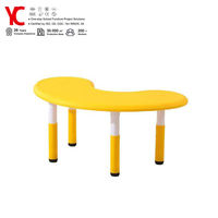 Ensemble de bureau et chaise ergonomiques réglables en hauteur pour enfants, en plastique, pour chambre d'enfant, maternelle, salon, respectueux de l'environnement