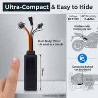 Rastreador GPS GSM 2G Keson KS199B con Corte Remoto de Motor, Relé SOS, Micrófono de Voz, BDS para Coche, Camión, Motocicleta, Flota, OEM, Venta al por Mayor, Compatible con PC