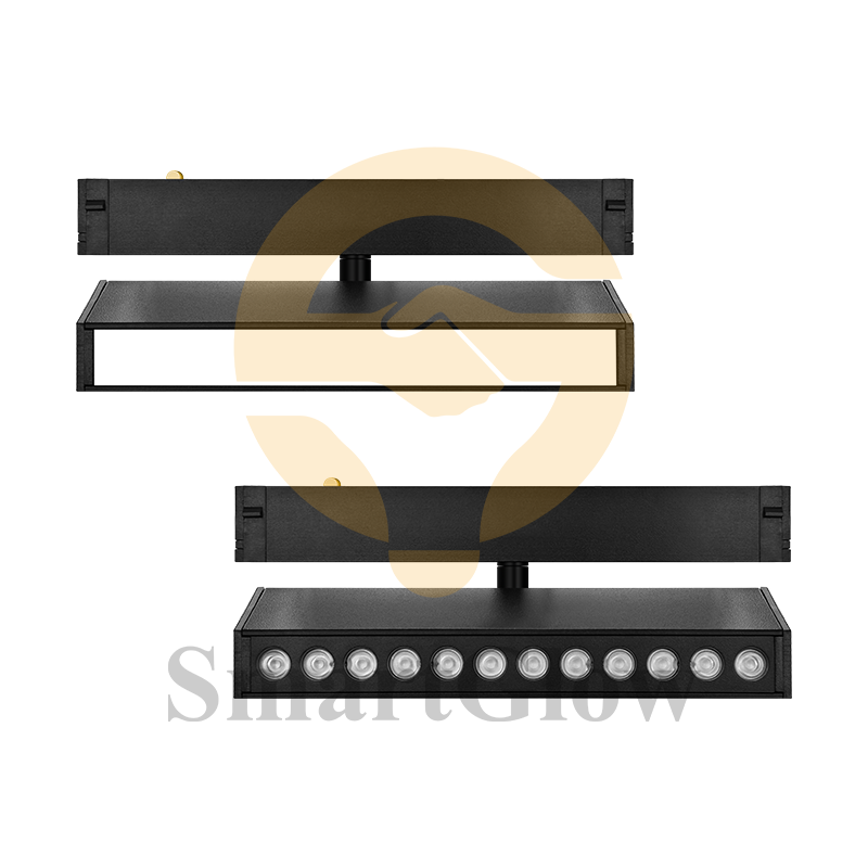 Lumière de calandre rotative magnétique