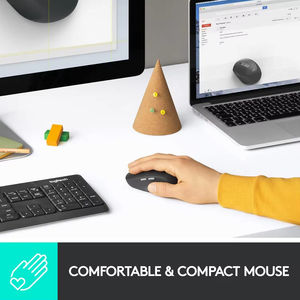 Logitech <span class=keywords><strong>M585</strong></span> Ratón inalámbrico Bluetooth Oficina Hogar Laptop Mouse Enlace ascendente Modo dual Multidispositivo Pantalla cruzada con receptor 2,4G - Product Image 3