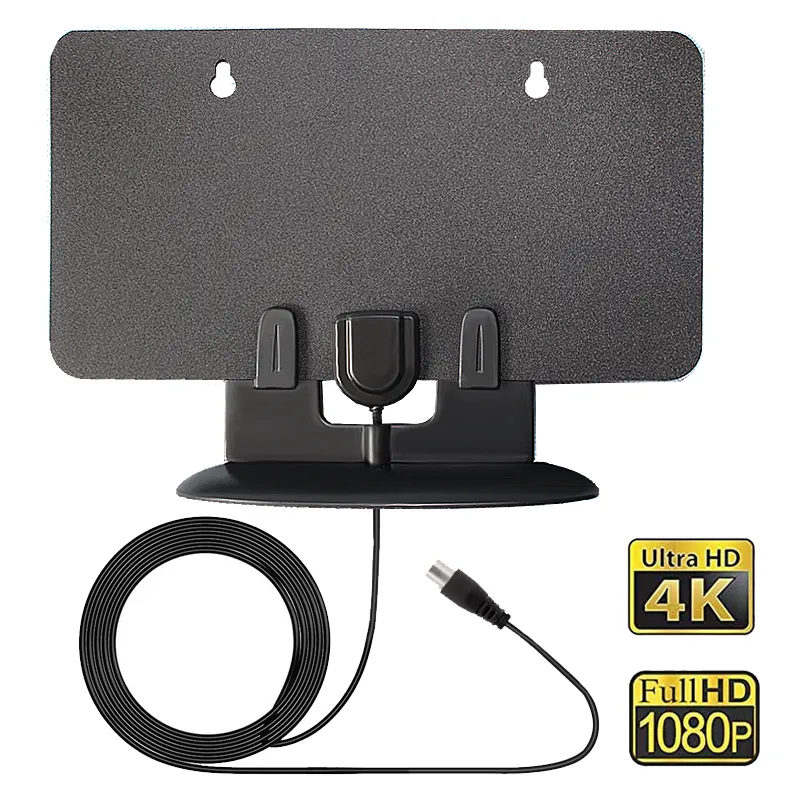 Antenna amplificata HDTV piatta a lungo raggio dvb-t di alta qualità TV 4k Antenna 350 miglia 5v Antenna Novawave Smart Digital Hd Indoor