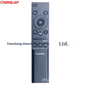 Télécommande en plastique compatible <span class=keywords><strong>Samsung</strong></span> pour les modèles <span class=keywords><strong>de</strong></span> <span class=keywords><strong>barre</strong></span> <span class=keywords><strong>de</strong></span> <span class=keywords><strong>son</strong></span> AH81-15047A AH81-15439A AH81-15498A haut-parleurs TV - Product Image 1