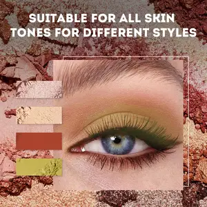 Wholesale OEM ODM 4 Colors Waterproof Cosmetics Pigmented Eyeshadow Private Label Eyeshadow