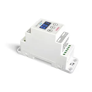 Ltech DIN-DMX-4CH DIN-Rail CV Decoder Dimming for LED strips Light power supply