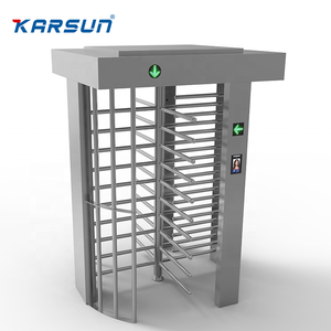 Lector de tarjetas <span class=keywords><strong>RFID</strong></span> de acero inoxidable 304, puerta giratoria de seguridad para exteriores, torniquete de altura completa - Product Image 5