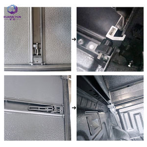 Cubierta de lona impermeable plegable en tres partes para la caja de la camioneta Ford Ranger modelo Adventure con características de Silverado - Product Image 5