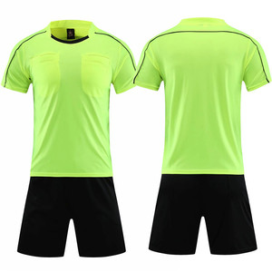 Wholesale Summer Short-Sleeved Men's Football <strong>Referee</strong> Uniforms Velcro Pockets Jersey Suit for Adults Match <strong>Referee</strong> <strong>Outfit</strong> - Product Image 4