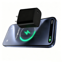 Cargador Rápido Universal de 30W para Teléfono con Puerto Tipo-C, Enchufe Estadounidense, Protección Contra Cortocircuitos para Teléfonos Móviles