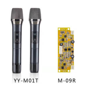 <span class=keywords><strong>Micro</strong></span> Loa Keo sans fil VHF - Loai 1 Dau Nhom CQA <span class=keywords><strong>Micro</strong></span> Microfonos Para <span class=keywords><strong>Karaoke</strong></span> Ktv Microphone avec carte PCB - Product Image 4