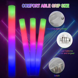 Customized Colorful Foam <b>LED</b> Glow <b>Stick</b> 48*4cm Long Duration for Concert Bar Party Graduation Hot Selling 2026 - Product Image 2