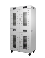Déshydrateur électrique commercial à 80 plateaux en acier inoxydable four industriel de séchage des aliments chauffage par circulation pour la viande de fruits pour la maison