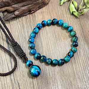 Bracelet en pierre naturelle, perles de verre colorées, cristal très populaire, emballage d'exportation sécurisé pour les grossistes, support après-vente - Product Image 5