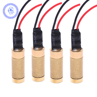 High Power 50mw 532nm Green Dot Focusable Laser Module 3-5v DC