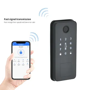 TTLock kode Digital kunci pintar layar sentuh tombol Deadbolt kunci pintu elektronik pintar kunci pintu tanpa kunci gerendel tunggal