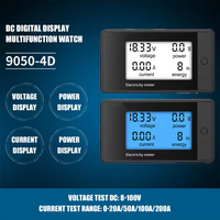 20A/50A/100A/200A compteur numérique DC8-100V voltmètre ampèremètre LCD 4-en-1 tension cc courant puissance détecteur d'énergie Amperimetro Shunt