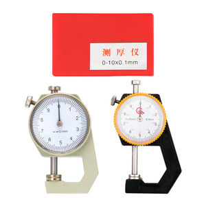 0-10mm/20mm quay số đo độ dày da dụng cụ cầm tay da giấy Độ dày Meter Tester cho da Flim giấy - Product Image 1