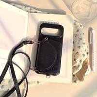 Nouvelle Pochette Portefeuille Tendance pour Google Pixel 10A avec Cordon Collier, Étui Antichoc pour Téléphone Portable Google Pixel 10 Pro