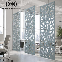 MJ MASTER ACOUSTIC Cloison acoustique en polyester insonorisante, séparateur de pièce, écran de bureau, solution de réduction du bruit pour l'intérieur