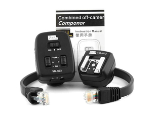 Émetteur-récepteur de flash externe Pixel PF-802/3M Componor I-TTL pour Nikon, câble TTL pour flash externe Pixel PF-801 pour <span class=keywords><strong>Canon</strong></span> - Product Image 1