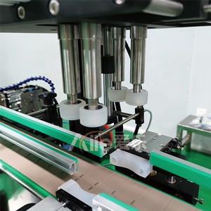 Tự động 4 bánh vít chai đóng nắp máy dọc động cơ servo cho thực phẩm đồ uống hóa chất trong bao bì gỗ nhựa - Product Image 2