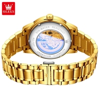 Montre unisexe automatique mécanique à aiguilles lumineuses, livraison directe, luxe haut de gamme, acier inoxydable, Hangzhou 42mm 20mm, fermoir papillon