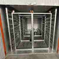 Industriële Voedseldroger Machine 304 Roestvrij Staal Fruit Groente Droger Hetelucht Droogapparatuur PLC Controle 3kw 220-440V