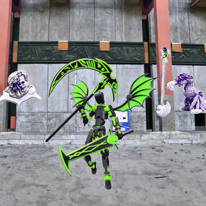 Figurine articulée Dark <span class=keywords><strong>Death</strong></span> T13 personnalisée, modèle en PVC imprimé en 3D, à assembler, pour collection, échelle 1:1, thème fantastique et science-fiction, nouveauté - Product Image 5