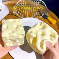 Jouet géant en forme de fromage souple et amusant, transparent, sans expansion, idéal pour les fêtes, unisexe, 14 ans et plus
