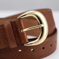 Boucles de ceinture pour hommes d'affaires, logo gravé sur mesure, alliage de zinc, métal résistant à la rouille, anti-rayures, pour ceinture en cuir