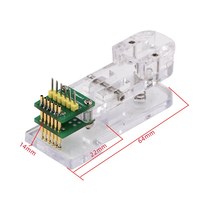 Pinza de prueba para PCB de 1.25mm, accesorio de soporte para programación, espaciado de sondas 3-10P, clip de prueba para descarga de programa
