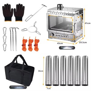 <span class=keywords><strong>Stufa</strong></span> da Esterno in Acciaio Inox <span class=keywords><strong>con</strong></span> Tre Lati Visibili, <span class=keywords><strong>Stufa</strong></span> <span class=keywords><strong>a</strong></span> <span class=keywords><strong>Legna</strong></span> per Tenda, <span class=keywords><strong>Stufa</strong></span> Multifunzionale <span class=keywords><strong>a</strong></span> <span class=keywords><strong>Legna</strong></span> per Campeggio - Product Image 4