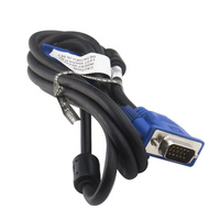 1.5M VGA vers VGA câble HD 15PIN mâle vers mâle cordon d'ordinateur pour moniteur d'ordinateur projecteur PC TV adaptateur