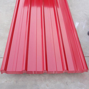 Tôles de Toiture Prélaquées 4FT X 8FT en Acier Galvanisé Ondulé Isolées en Zinc, Dureté Moyenne, Épaisseur 0.14-0.20mm - Product Image 2