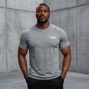 ผู้ผลิตเสื้อยืดตาข่ายระบายอากาศซับเหงื่อสำหรับผู้ชายคุณภาพพรีเมียมรุ่นใหม่ล่าสุด รับผลิตตามแบบ OEM ODM  ขั้นต่ำในการสั่งซื้อน้อย - Product Image 1