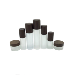 Sang trọng sinh thái rơm lúa mì nhựa chai tay xà phòng bao bì 300ml 500ml tùy chỉnh tre và gỗ mỹ phẩm - Product Image 3