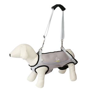 Modieuze, ademende polyester hondenharnas met gevoerde riem en stevige mesh rugzak voor honden met zwakke achterpoten - Product Image 1