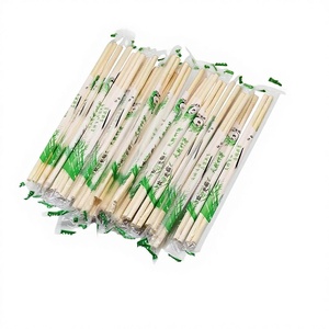 Baguettes jetables en bambou emballées individuellement 100 paires/boîte 1000 paires/boîte - Product Image 1