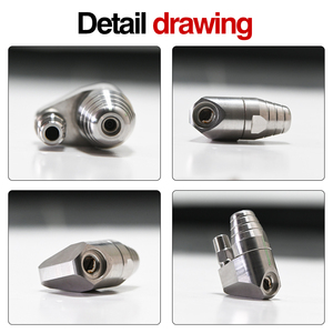 AMJET bar16lpm Kanalisation sdüse Turbine Backjet Hochdruck düse Baumwurzel schneid düse zum Ablassen - Product Image 5