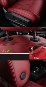 Adatto <span class=keywords><strong>per</strong></span> <span class=keywords><strong>Audi</strong></span> <span class=keywords><strong>A4</strong></span> A6 A3 Q5 Q7 TT A7 Q3 su misura <span class=keywords><strong>per</strong></span> accessori auto <span class=keywords><strong>coprisedili</strong></span> <span class=keywords><strong>per</strong></span> 5 posti di lusso in pelle Nappa Set completo - Product Image 3